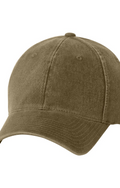 Unisex Garment-Washed Cotton Cap - Loden