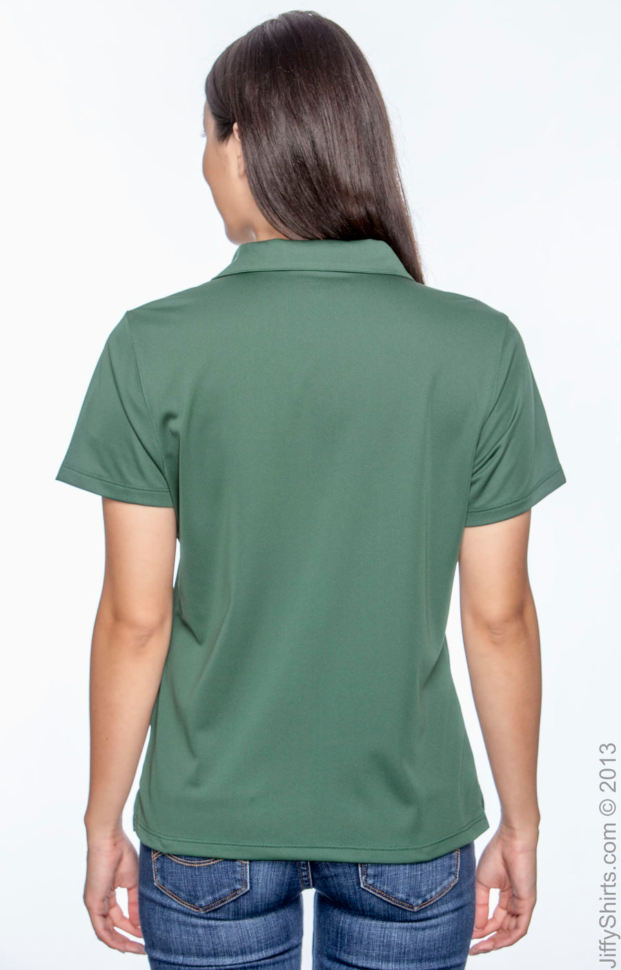 Women's Micro-Piqué Polo - Dark Green
