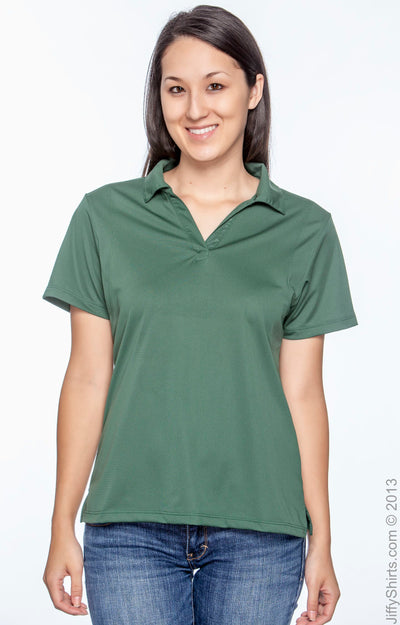 Women's Micro-Piqué Polo - Dark Green