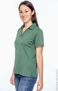 Women's Micro-Piqué Polo - Dark Green
