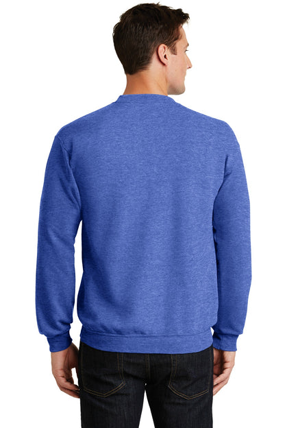 Unisex Core Fleece Crewneck Sweatshirt - Heather Royal