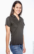 Women's Micro-Piqué Polo - Black