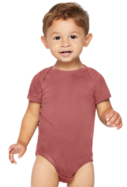 Infant Fine Jersey Bodysuit - Rouge
