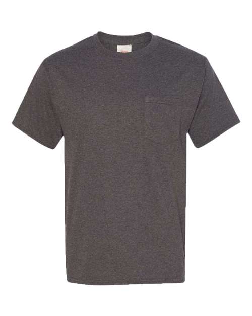 Hanes 5590 Charcoal Heather — front