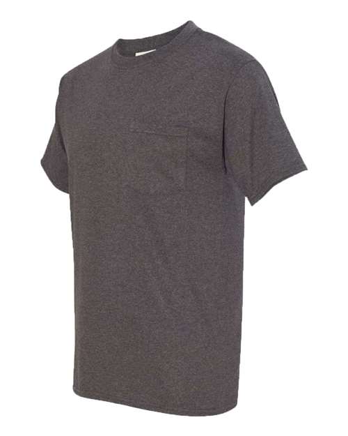 Hanes 5590 Charcoal Heather — side
