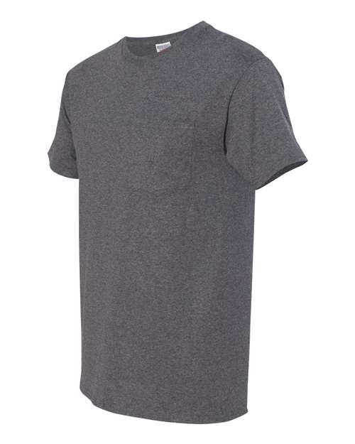 JERZEES 29MPR Black Heather — side