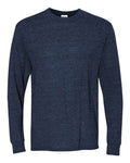 JERZEES 29LSR Vintage Heather Navy — front