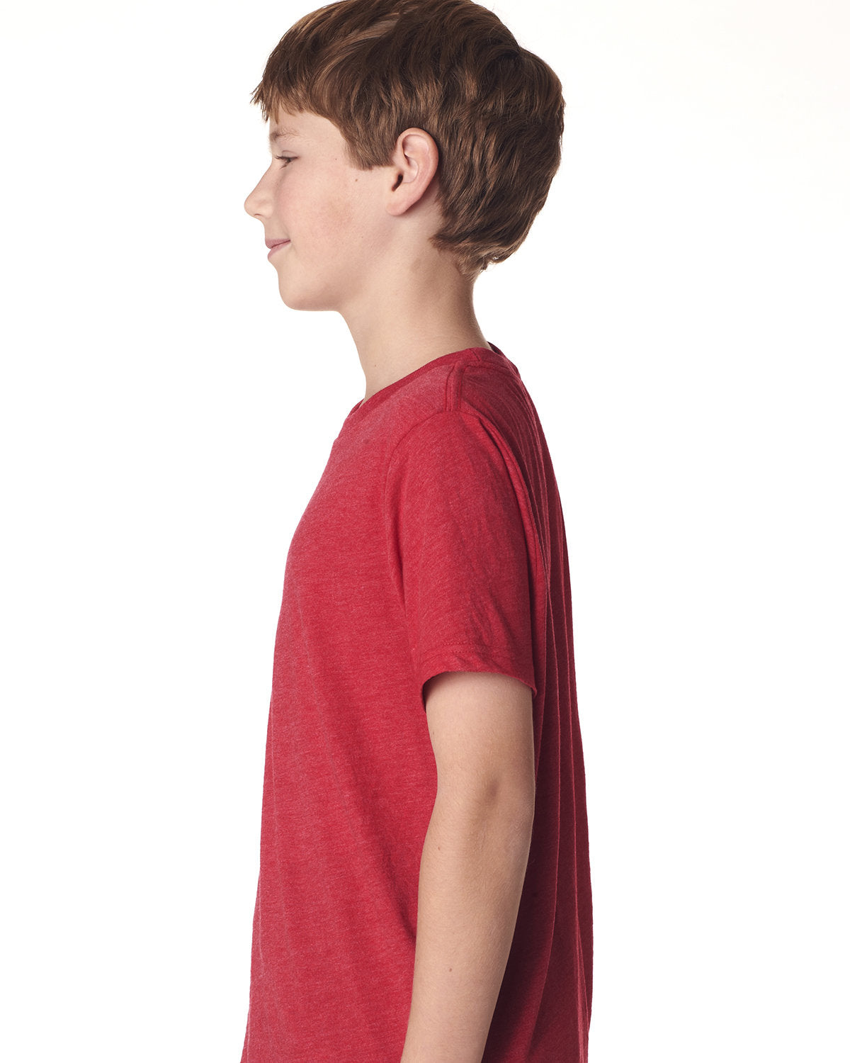 Youth Triblend Crew - Vintage Red
