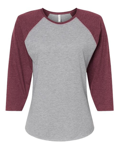 LAT 3530 Vintage Heather/ Vintage Burgundy — front