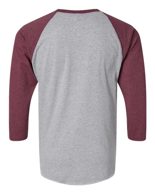 LAT 6930 Vintage Heather/ Vintage Burgundy — back