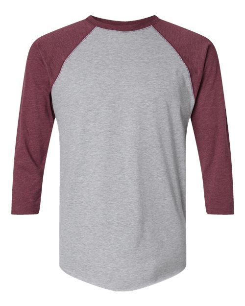 LAT 6930 Vintage Heather/ Vintage Burgundy — front