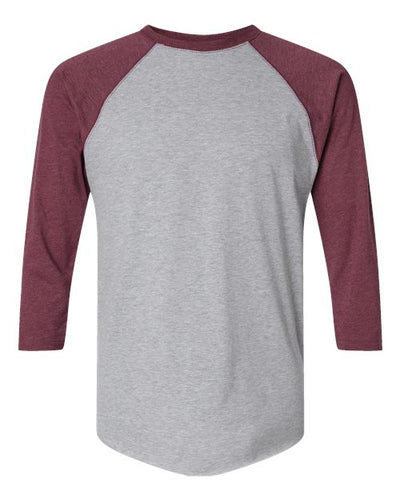 LAT 6930 Vintage Heather/ Vintage Burgundy — front