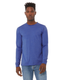 Bella + Canvas 3501CVC - Unisex Jersey Long-Sleeve T-Shirt - Heather True Royal