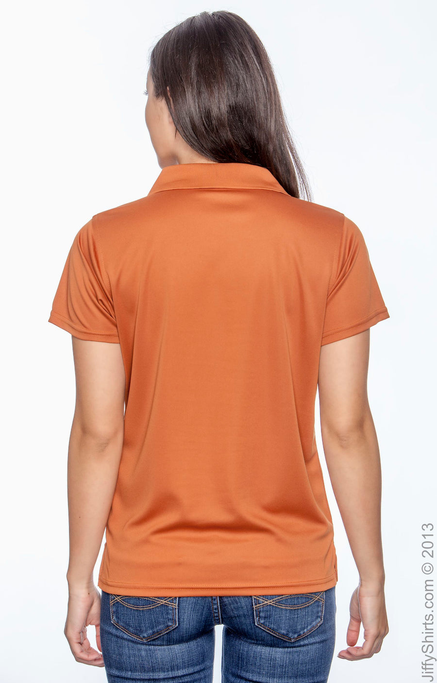 Women's Polytech Polo - Texas Orange