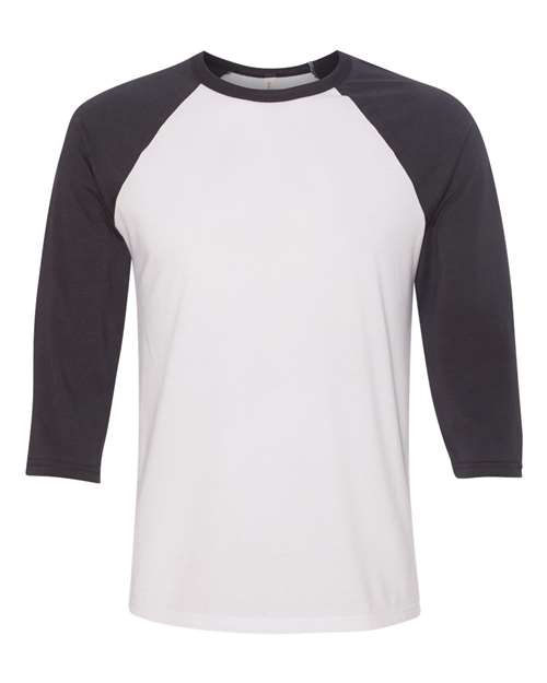 BELLA + CANVAS 3200 White/ Dark Grey — front