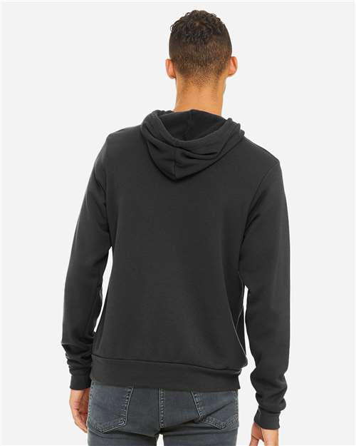 BELLA + CANVAS 3719 Dark Grey — on model back
