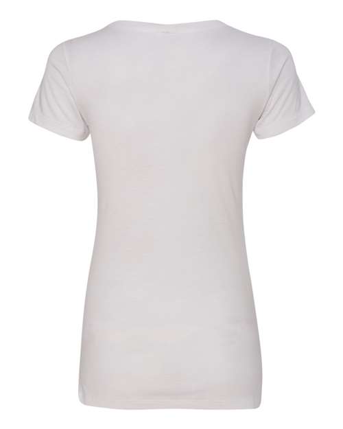 BELLA + CANVAS 8413 Solid White Triblend — back