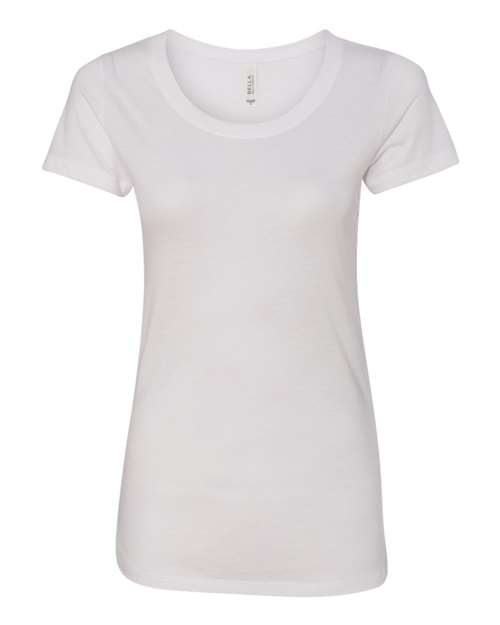 BELLA + CANVAS 8413 Solid White Triblend — front