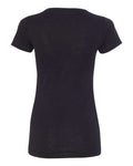 BELLA + CANVAS 8413 Solid Black Triblend — back