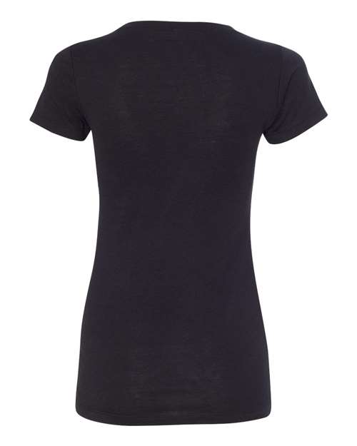 BELLA + CANVAS 8413 Solid Black Triblend — back