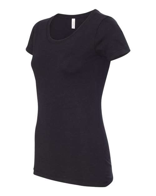 BELLA + CANVAS 8413 Solid Black Triblend — side