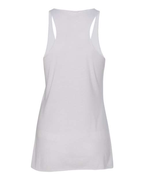 BELLA + CANVAS 8430 Solid White Triblend — back