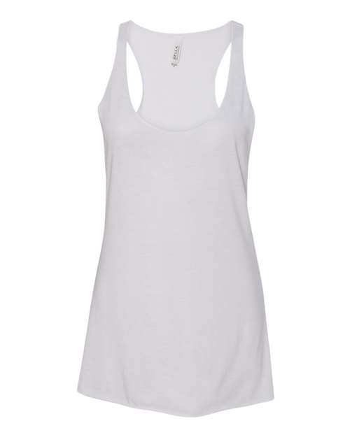 BELLA + CANVAS 8430 Solid White Triblend — front