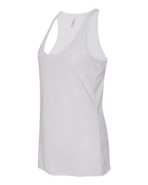 BELLA + CANVAS 8430 Solid White Triblend — side