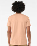 BELLA + CANVAS 3001 Peach — on model back