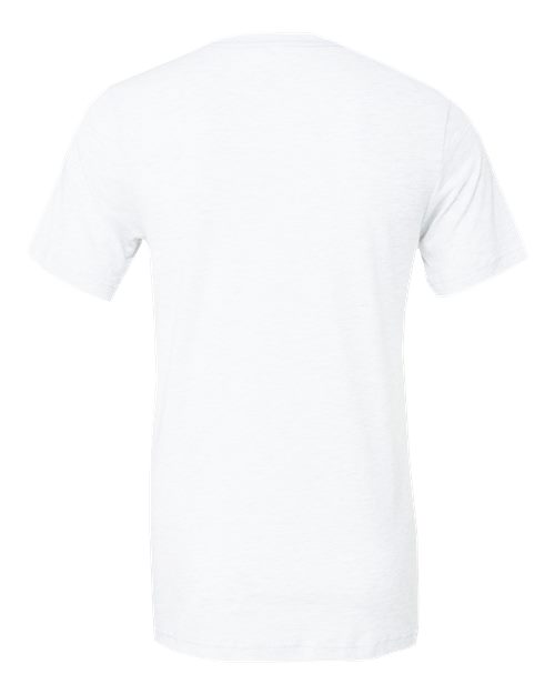 BELLA + CANVAS 3413 Solid White Triblend — back