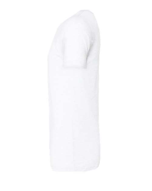 BELLA + CANVAS 3413 Solid White Triblend — direct side