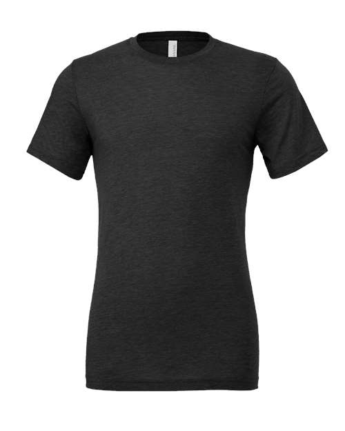 BELLA + CANVAS 3413 Solid Dark Grey Triblend — front