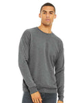 BELLA + CANVAS 3945 Deep Heather — on model front