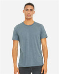 BELLA + CANVAS 3413 Denim Triblend — on model front