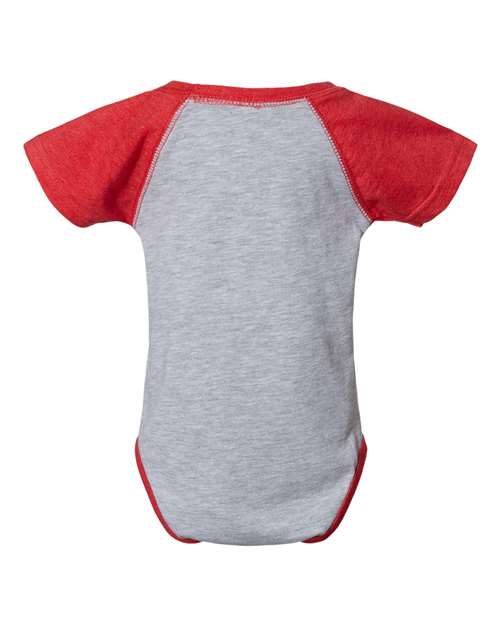 Rabbit Skins 4430 Vintage Heather/ Vintage Red — back