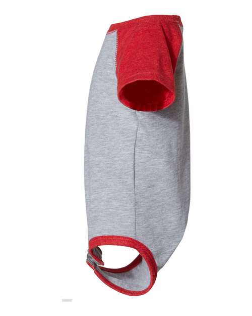 Rabbit Skins 4430 Vintage Heather/ Vintage Red — direct side