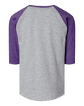 Rabbit Skins 3330 Vintage Heather/ Vintage Purple — back