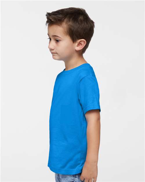Rabbit Skins 3321 Cobalt — on model side