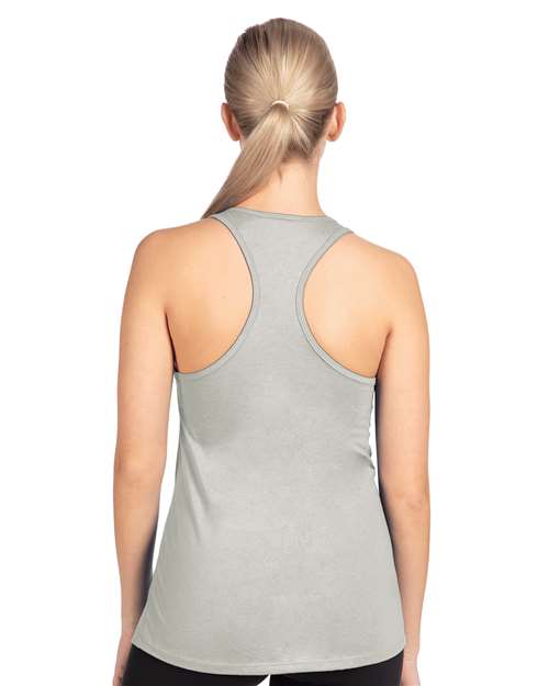 Next Level 1533 Silver — on model back