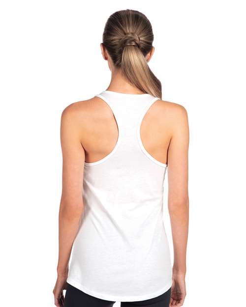 Next Level 1533 White — on model back