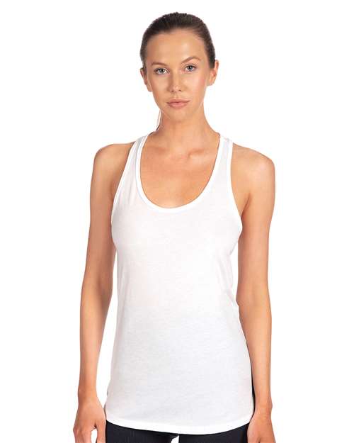 Next Level 1533 White — on model front