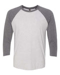 Next Level 6051 Premium Heather Sleeves/ Heather White Body — front