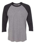 Next Level 6051 Vintage Black Sleeves/ Premium Heather Body — front