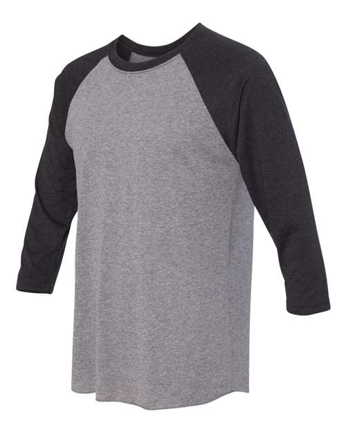 Next Level 6051 Vintage Black Sleeves/ Premium Heather Body — side