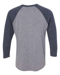 Next Level 6051 Vintage Navy Sleeves/ Premium Heather Body — back