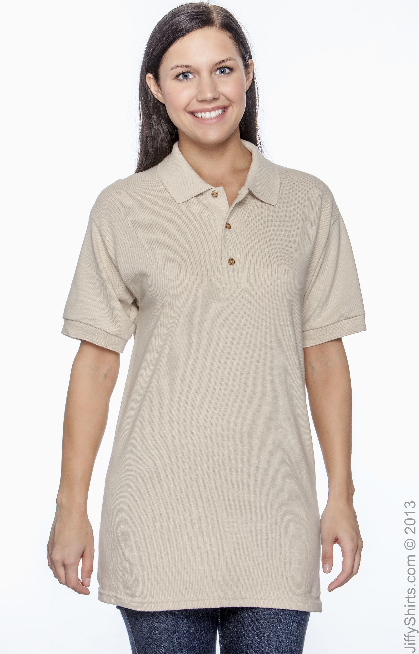Unisex Ultra Cotton®  Piqué Polo - Sand