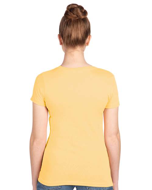 Next Level 1510 Banana Cream — on model back
