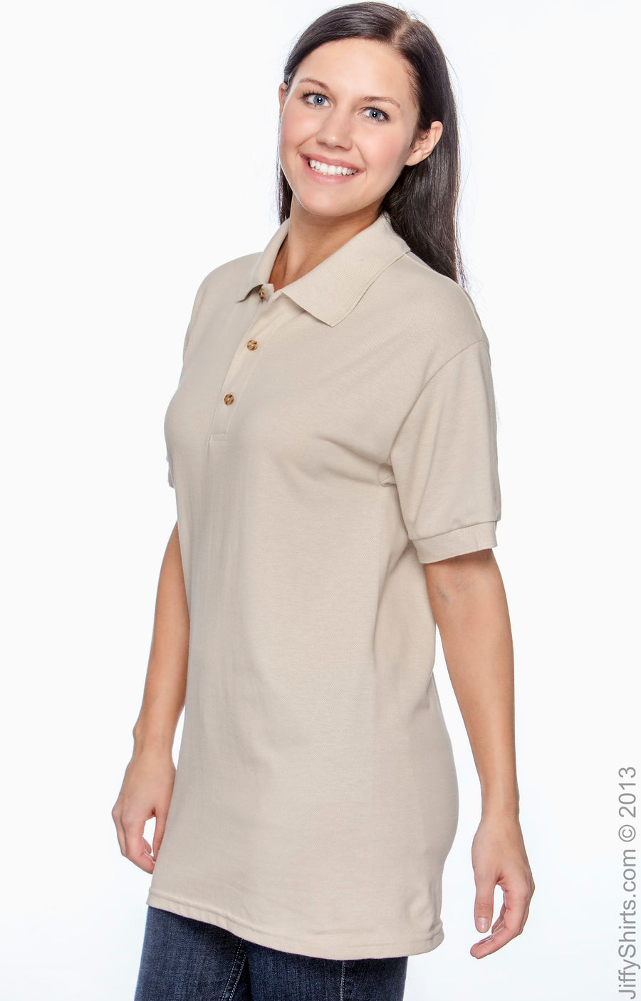 Unisex Ultra Cotton®  Piqué Polo - Sand