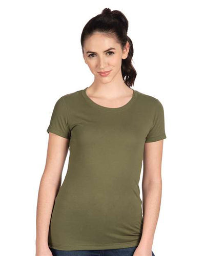 Next Level 1510 Military Green — on model front
