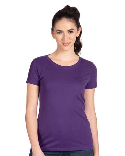Next Level 1510 Purple Rush — on model front
